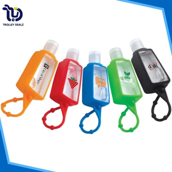 Portable Hand Sanitizer with Silicone Holder 30ML Each - Image 6