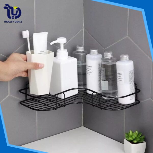 Bathroom Corner Rack Self-Adhesive - Image 7
