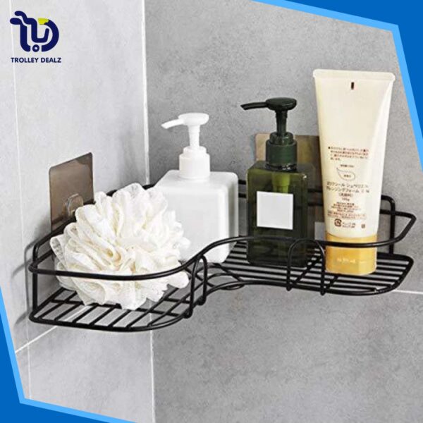 Bathroom Corner Rack Self-Adhesive - Image 8
