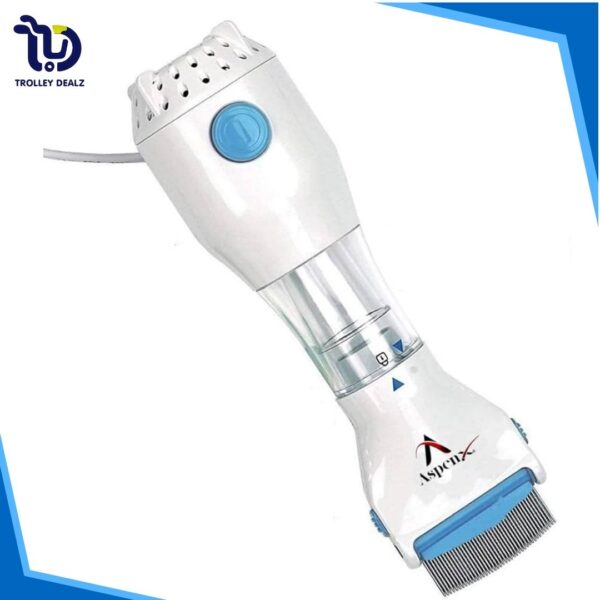 Electric Head Lice & Flea Removal Comb (Anti Lice) – V-Comb Vacuum Suction Tool