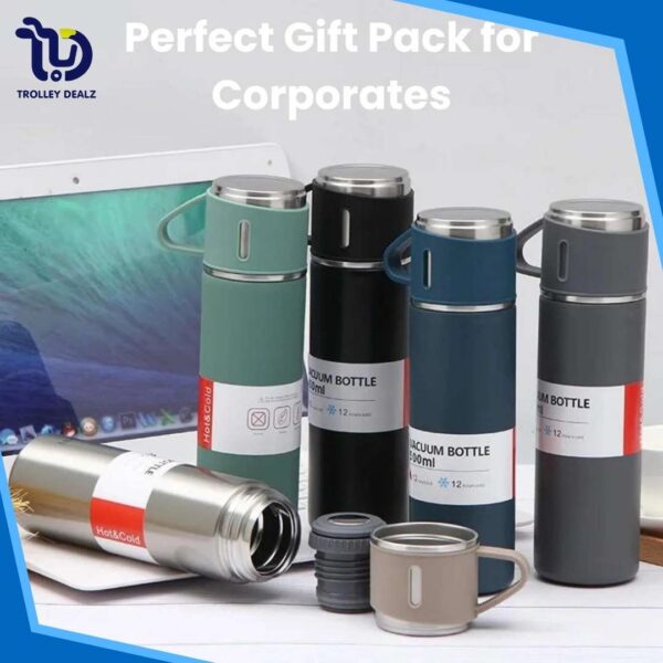 Vacuum Travel Bottle 500ml Stainless Steel Hot & Cold Water Bottle - Image 6