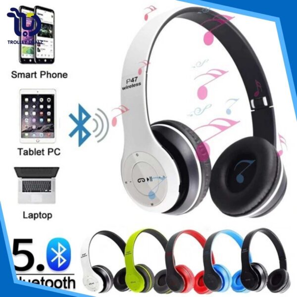 P47 Headphone Bluetooth Wireless & USB