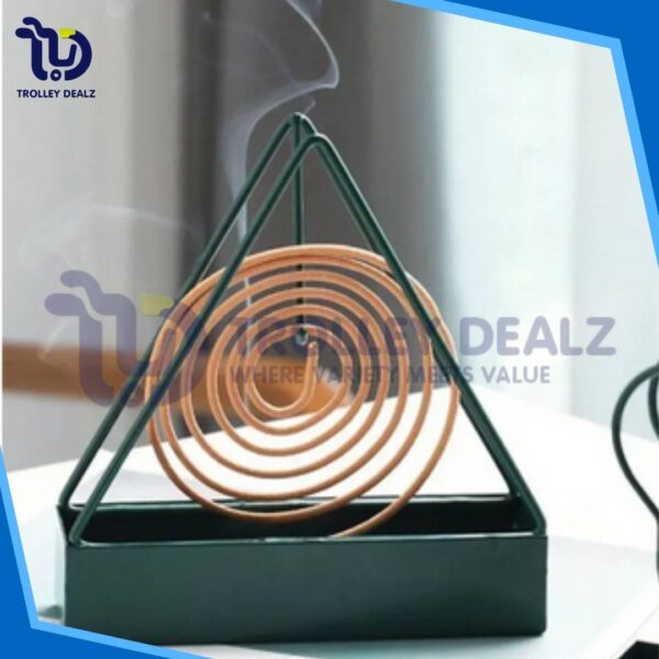 Mosquito Coil Holder, Iron Mosquito Coil Holder, Mosquito Coil Stand (Triangle) - Image 2