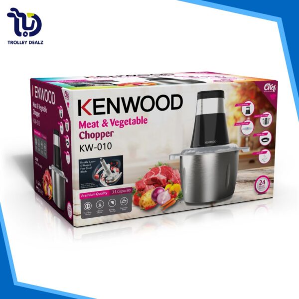 Kenwood Food Processors 2L – Meat Grinder, Electric Chopper, Mincer, and Slicer