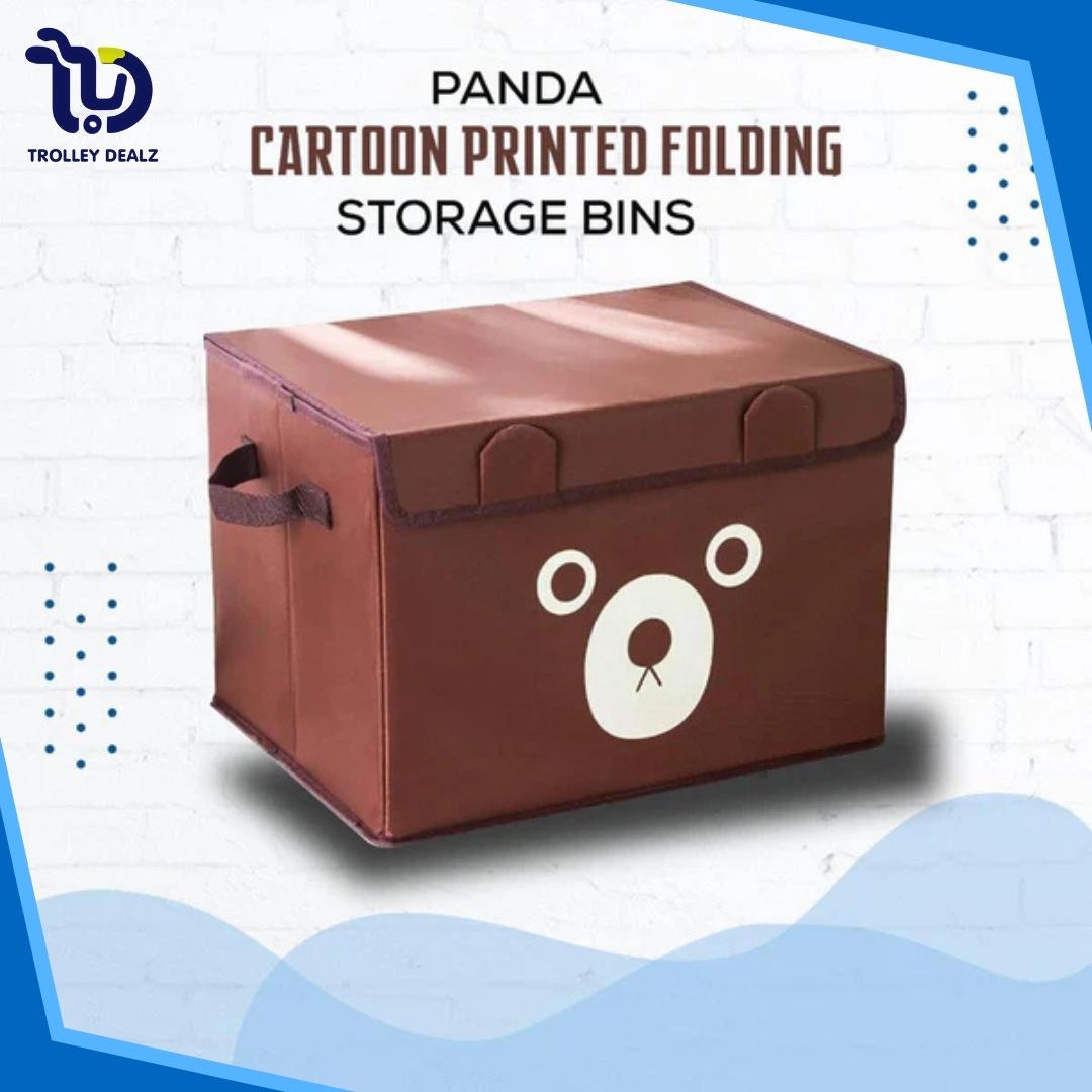 Cute Bear Foldable Storage Box – Multipurpose Organizer for Kids & Home - Image 2