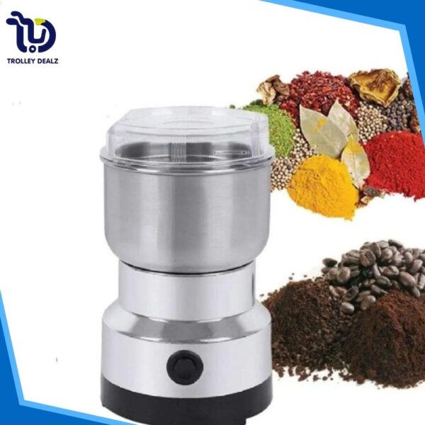 Masala Grinder Machine Stainless Steel Mini Electric (Grinder+Blender) – 330W Premium Quality Machine - Image 6