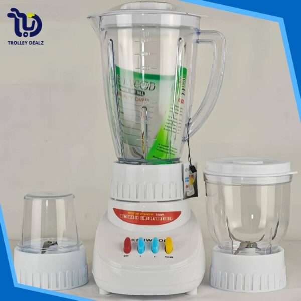 Kenwood Juicer Machine 3-in-1 with 350W Heavy-Duty Motor (Chopper + Blender + Grinder) - Image 4