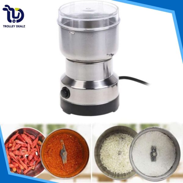 Masala Grinder Machine Stainless Steel Mini Electric (Grinder+Blender) – 330W Premium Quality Machine - Image 7