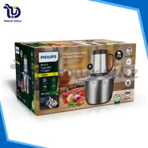 Philips Food Processors 2L Meat Grinder Stainless Steel Electric Chopper Meat Grinder - Mincer, Food Processor, Slicer - Home Appliance