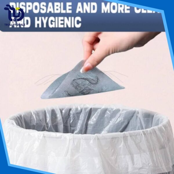 Pack of 20 Piece - Disposable Floor Drain Sticker Shower Drain Hair Catcher Cover Sink Strainers Anti-blocking Bathtub Mesh Filter Sticker - Image 10