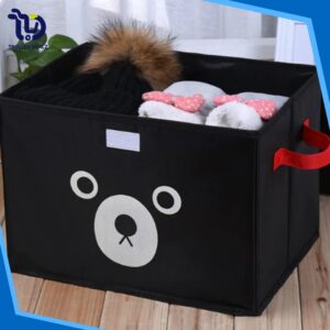 Cute Bear Foldable Storage Box – Multipurpose Organizer for Kids & Home