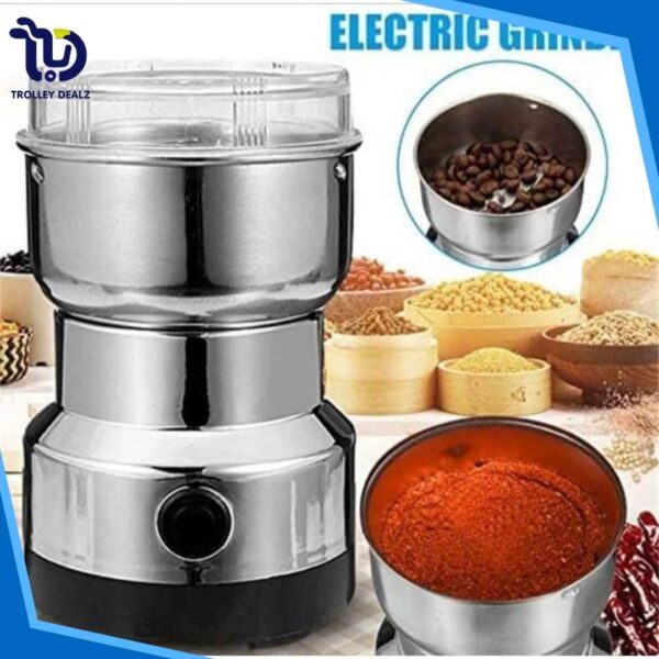 Masala Grinder Machine Stainless Steel Mini Electric (Grinder+Blender) – 330W Premium Quality Machine - Image 8