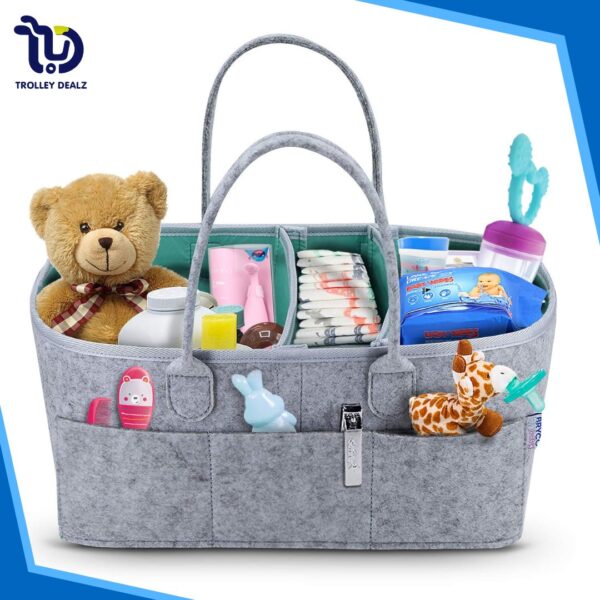 Baby Diaper Foldable Storage Bag Portable Car Travel Organizer - Image 3