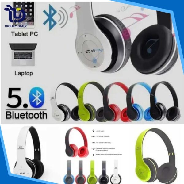 P47 Headphone Bluetooth Wireless & USB - Image 3