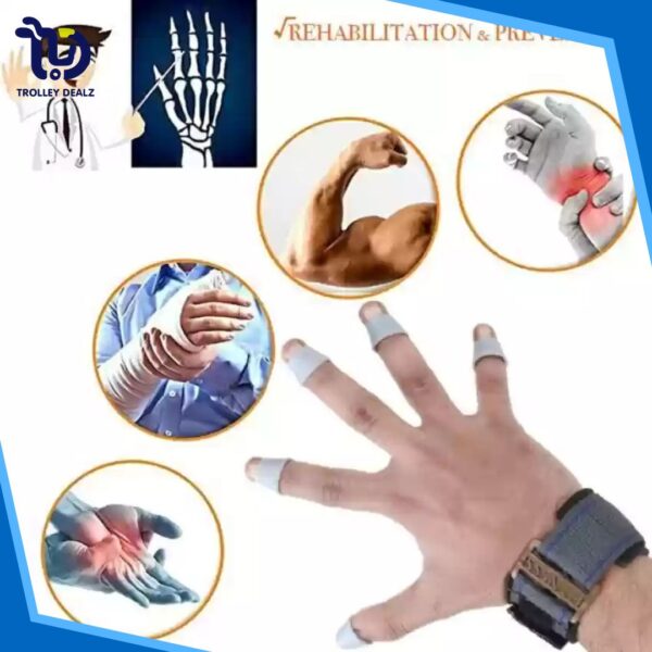 Finger Gripper Exercise Hand Strengthener Hand Trainer Black - Image 8