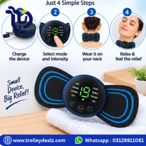 Wireless Portable Rechargeable Full Body Massager for Pain Relief Neck Massager