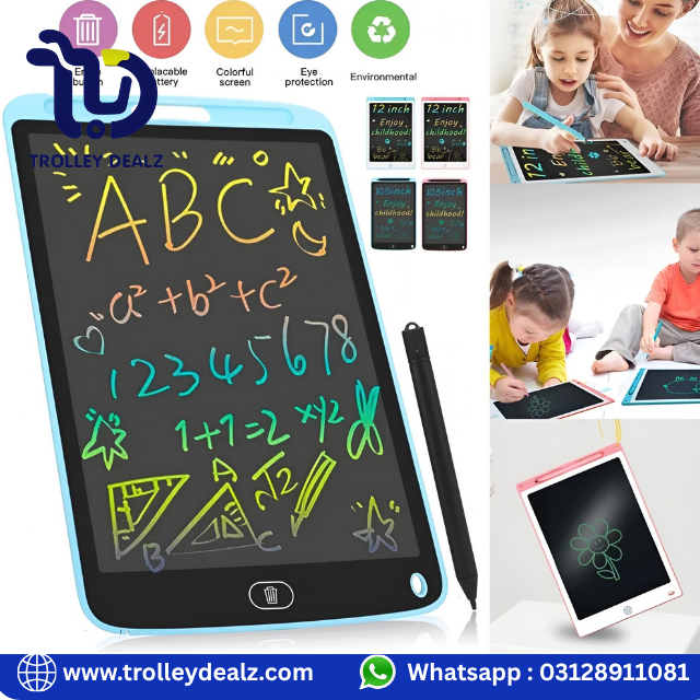 LCD Writing Tablet/Pad for Kids Erasable E-Writer Digital Drawing Board - Image 3