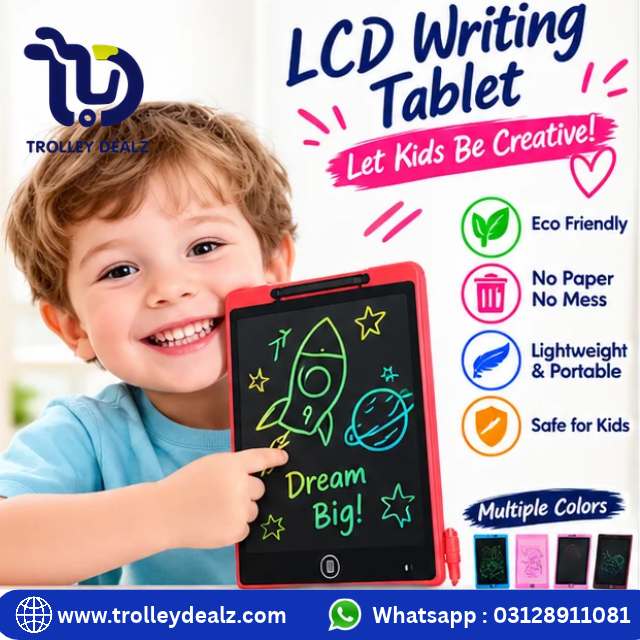 LCD Writing Tablet/Pad for Kids Erasable E-Writer Digital Drawing Board