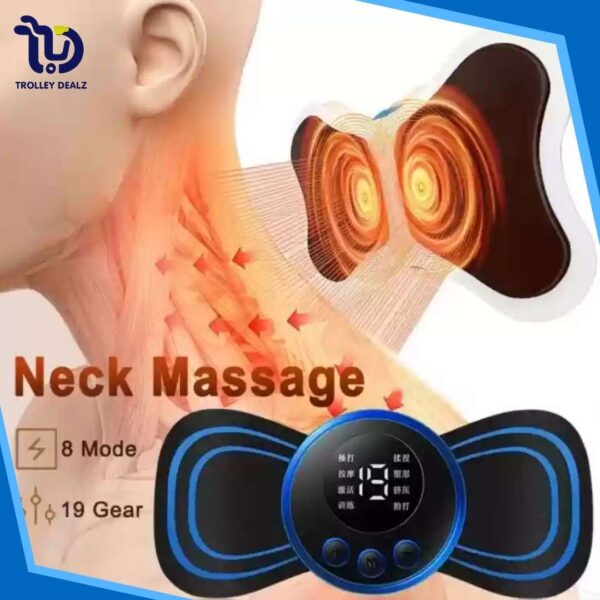 Wireless Portable Rechargeable Full Body Massager for Pain Relief Neck Massager - Image 2