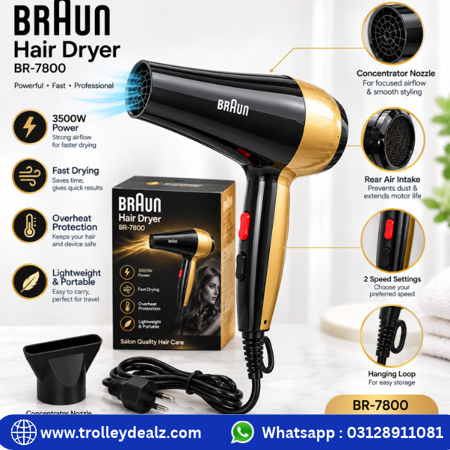 Braun Hair Dryer - Image 4
