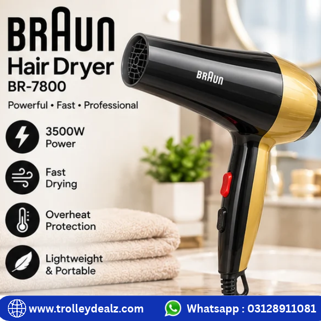 Braun Hair Dryer - Image 3