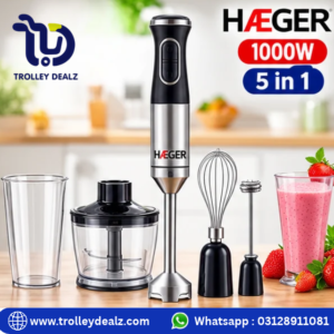 Haeger 1000W Hand Blender Set – 5 in 1