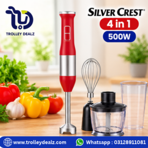 Silver Crest 500W Hand Blender Set – 4 in 1