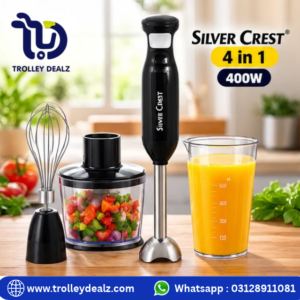 Silver Crest 400W Hand Blender Set – 4 in 1
